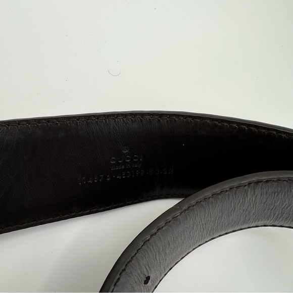 Authentic Gucci belt SizeM/L - Picture 9 of 12